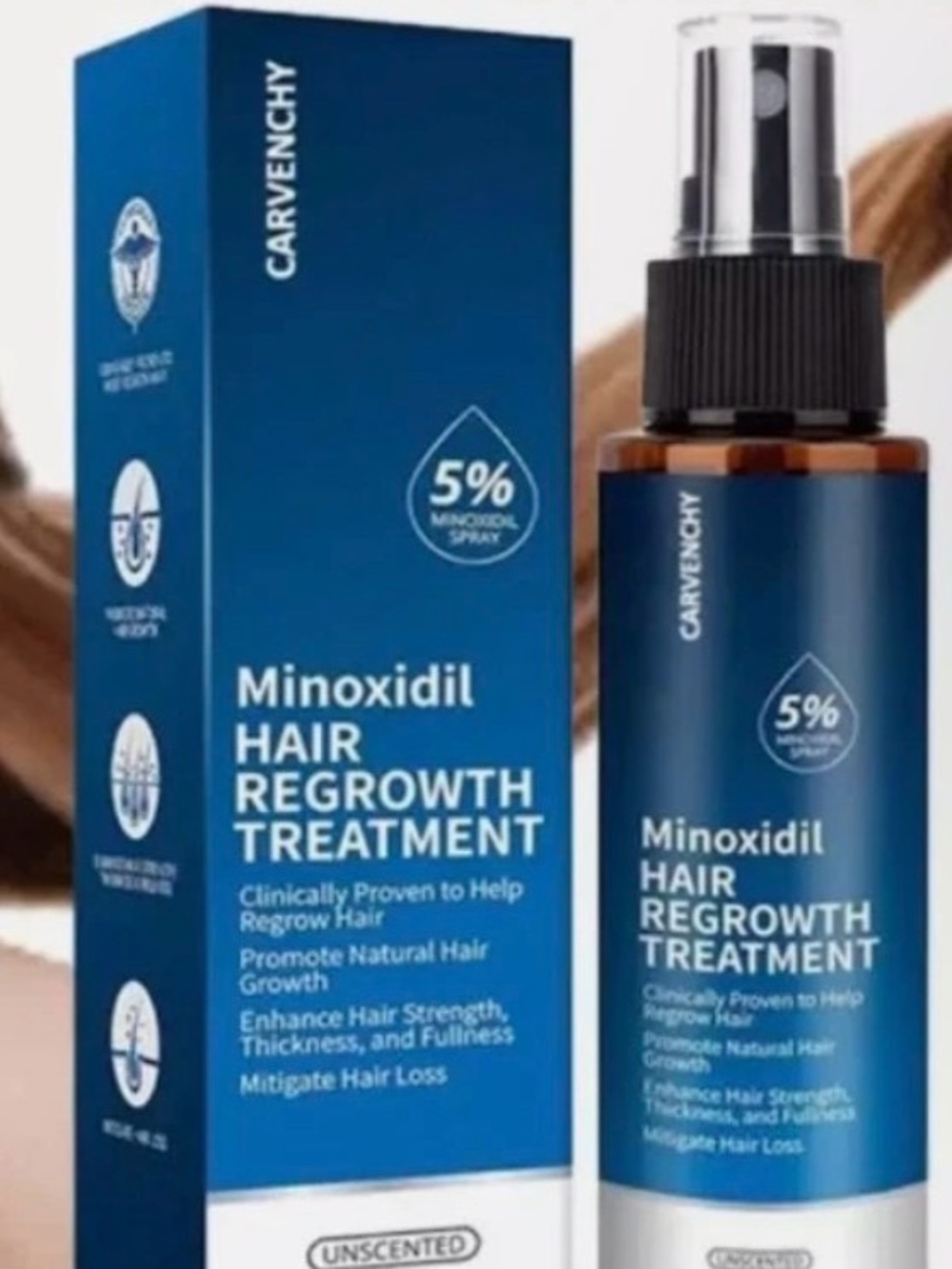 Carven Minoxidil Hair Regrowth Treatment Spray